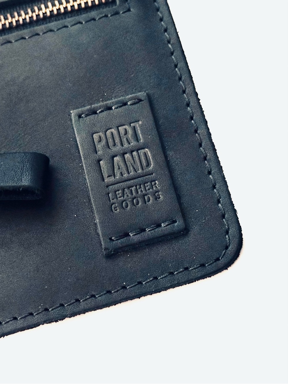 Portland Leather Goods Adriana Pouch Wristlet in Black - Picture 7 of 10